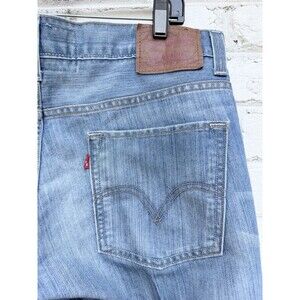 Vintage Levis 511 Jeans Mens 36x32 Blue Light Wash Skinny Preppy Y2K Hiphop